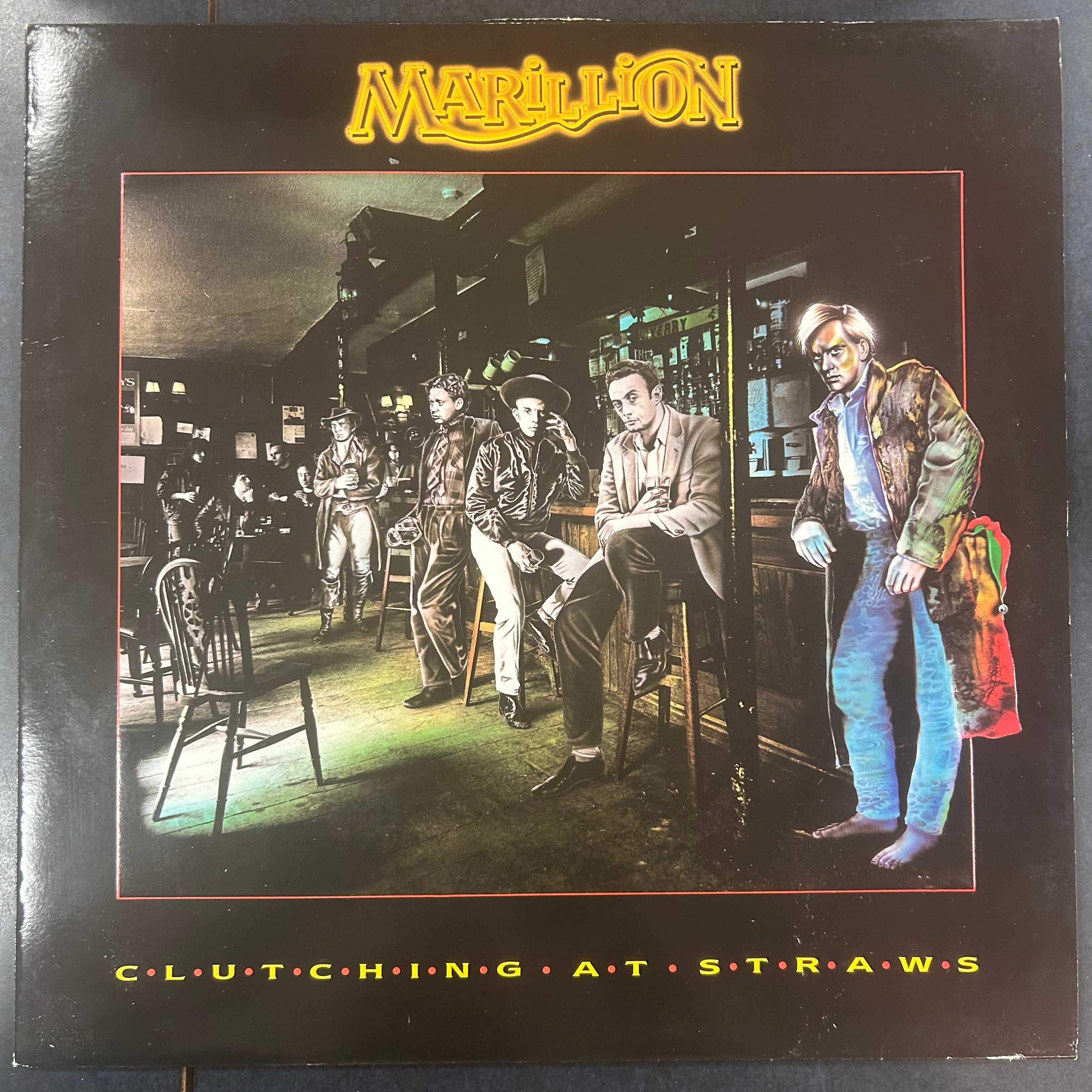 MARILLION = CLUTCHING AT STRAWS (UK 1987) (USED)