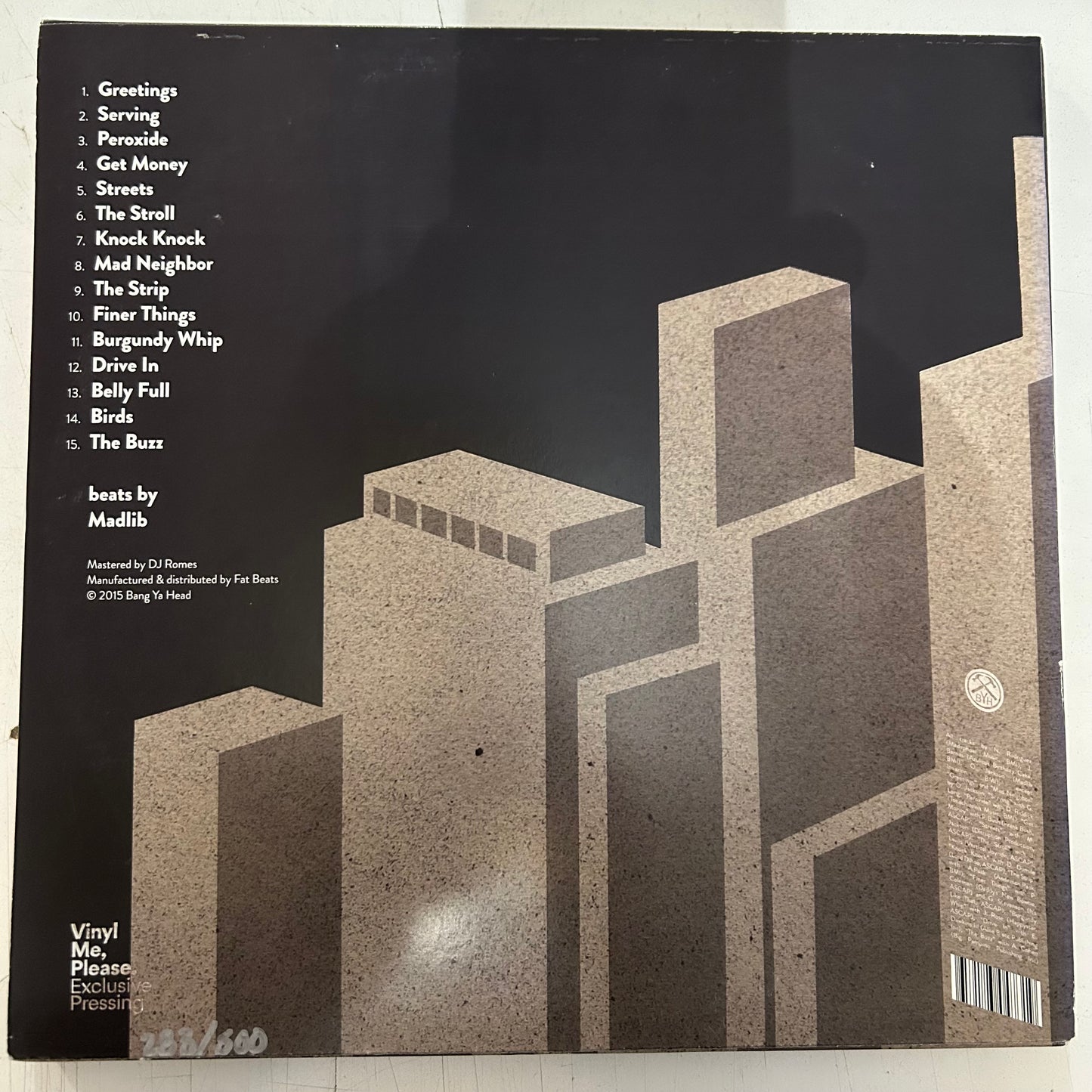 MED / BLU / MADLIB = BAD NEIGHBOR [VINYL ME PLEASE] (USA 2019) (USED)