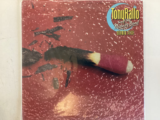TONY RALLO & THE MIDNIGHT BAND = BURNIN’ ALIVE (USA 1979) (USED)