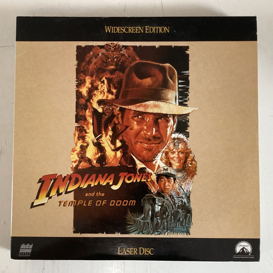 INDIANA JONES : TEMPLE OF DOOM (LASERDISC) (USED)