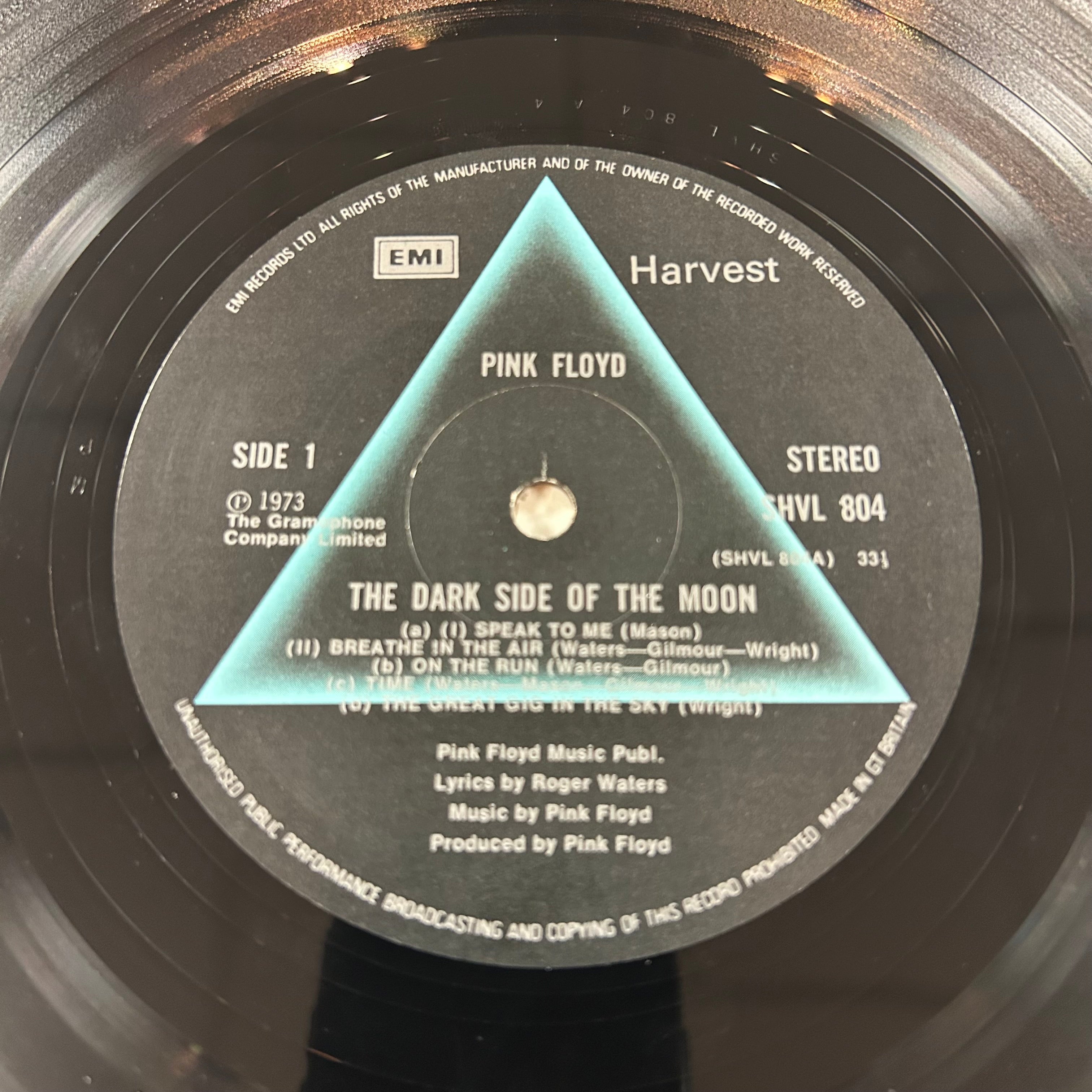 PINK FLOYD = DARK SIDE OF THE MOON [COMPLETE] (UK 1977 REISSUE) (USED)