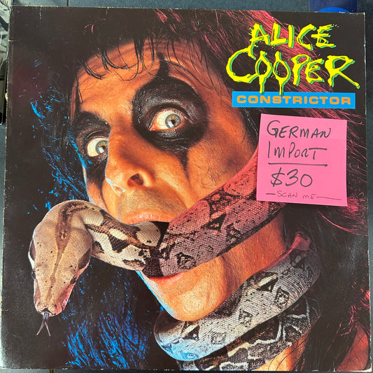 ALICE COOPER = CONSTRICTOR (GERMANY 1986) (USED)