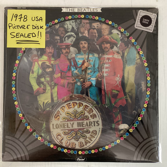 BEATLES = SGT. PEPPERS LONELY HEARTS CLUB BAND (PICTURE DISC) (US 1978 REISSUE) (SEALED)