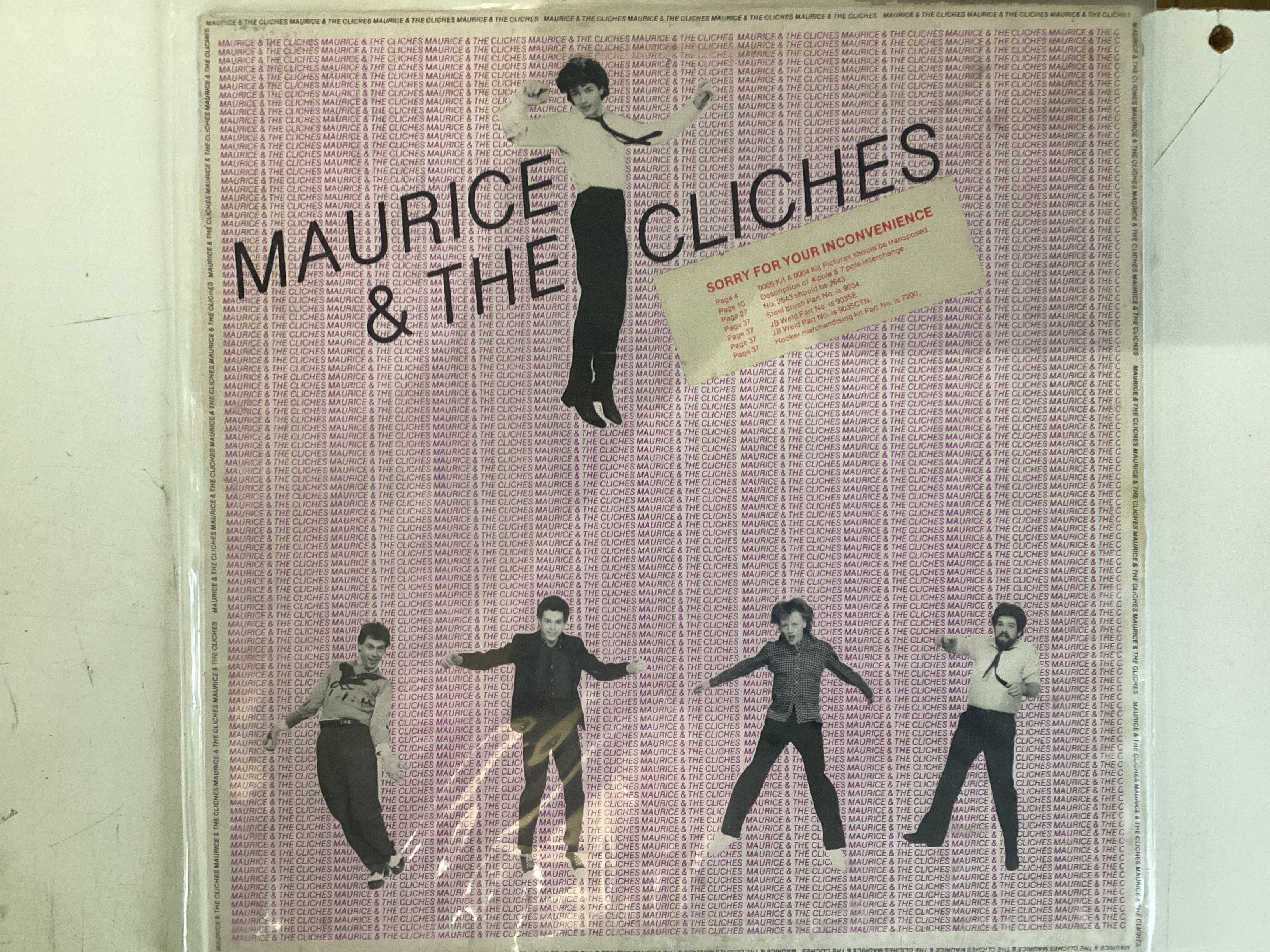 MAURICE & THE CLICHES = SORRY FOR YOUR INCONVENIENCE (CDA 1980) (USED)