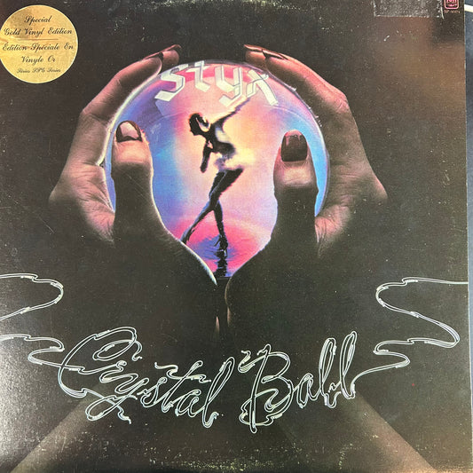 STYX = CRYSTAL BALL (GOLD WAX) (CDN 1978) (USED)