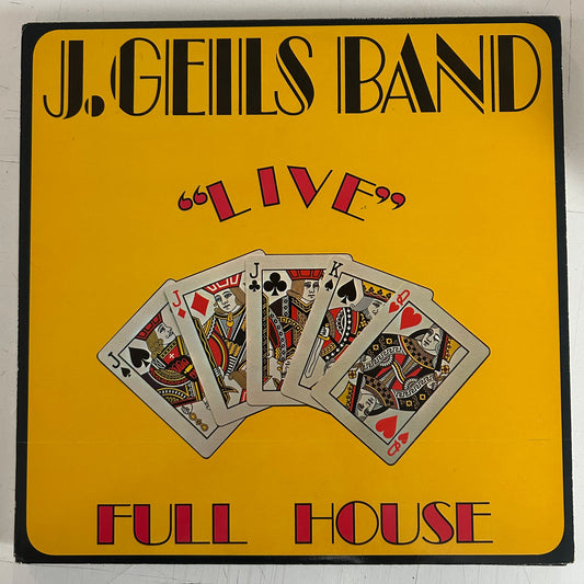 THE J. GEILS BAND = “LIVE” FULL HOUSE (CDN 1972) (USED)