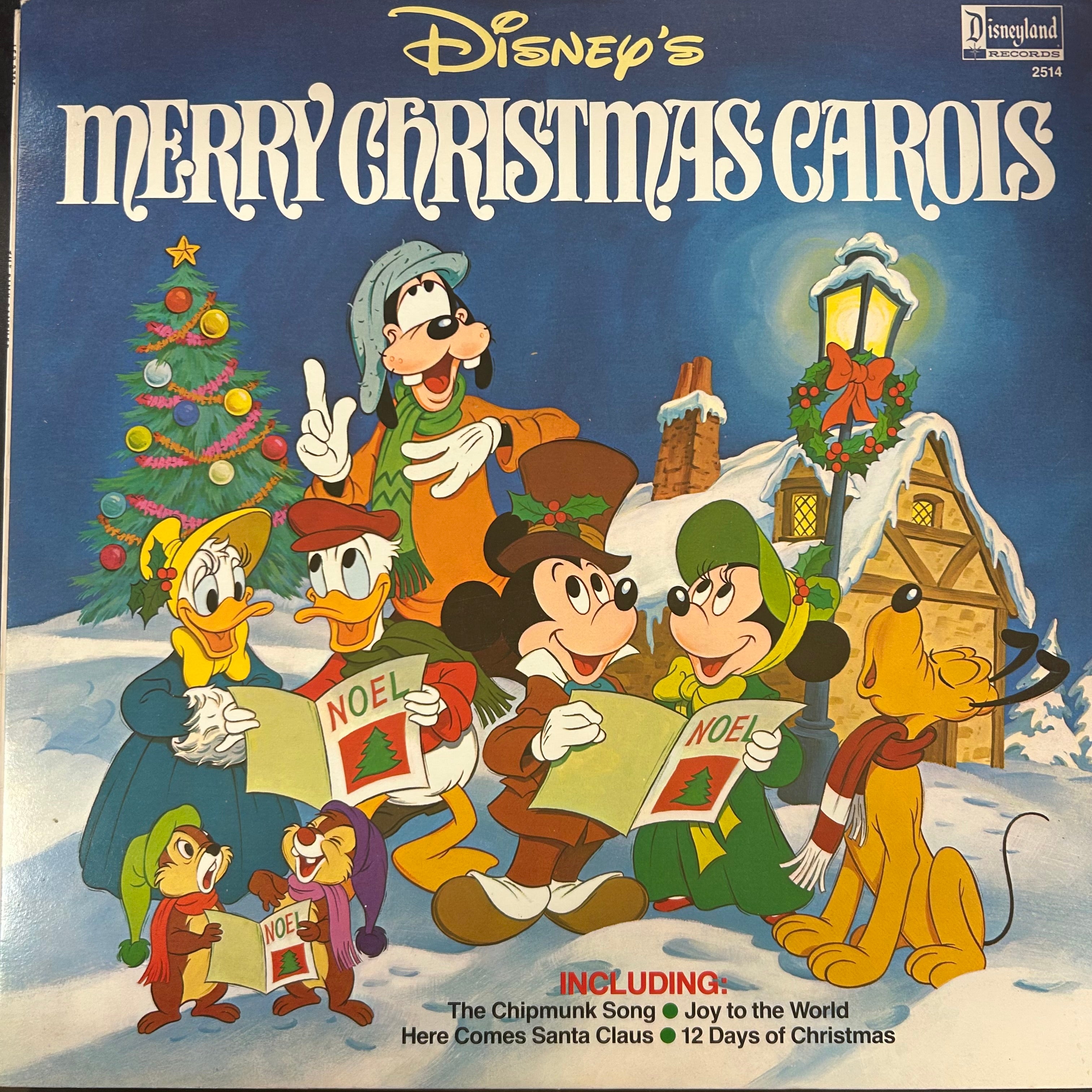 MERRY CHRISTMAS CAROLS (CDN 1980) (USED) (DISNEY)
