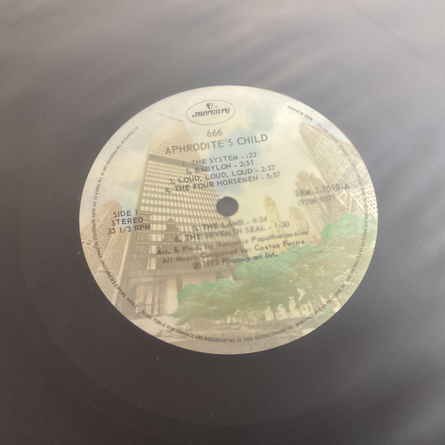 APHRODITE’S CHILD = 666 (CDN 1980s REISSUE) (USED)