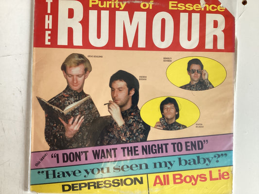 THE RUMOUR = PURITY OF ESSENCE (USA 1981) (USED)