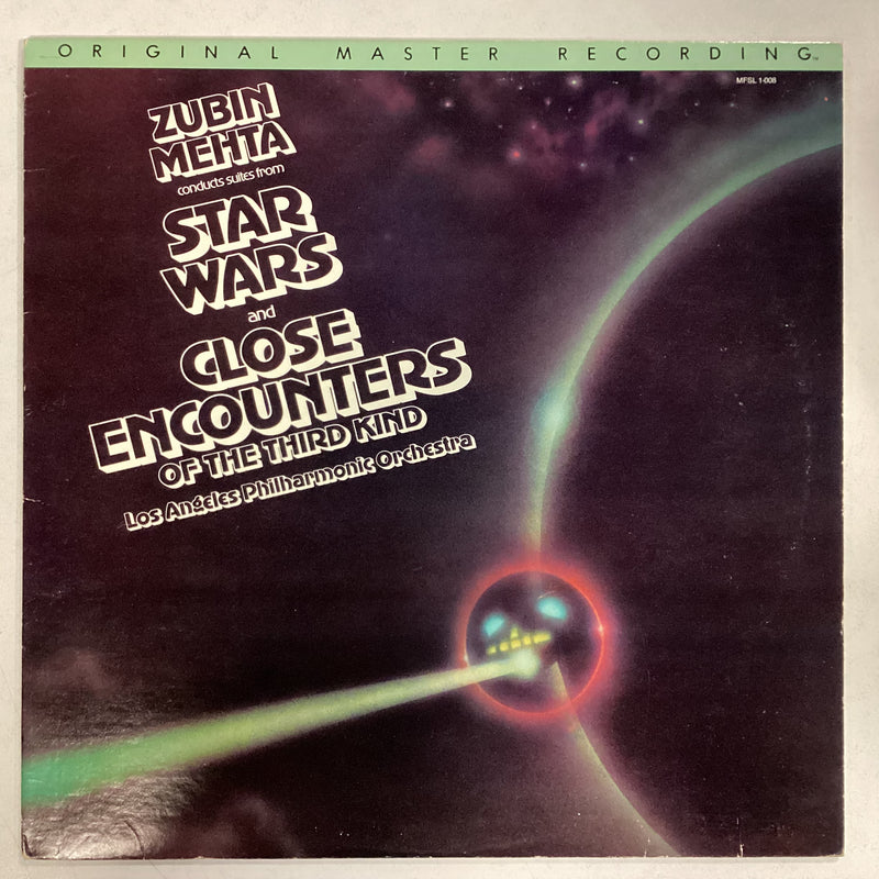 MEHTA, ZUBIN = CONDUCTS SUITES FROM STAR WARS & CLOSE ENCOUNTERS (MOFI 1978) (USED)