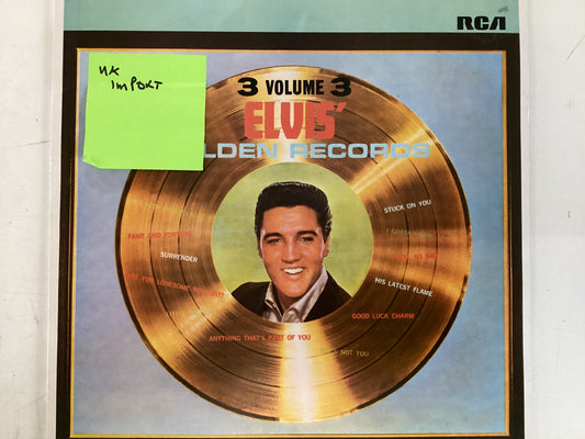 PRESLEY, ELVIS = ELVIS’ GOLDEN RECORDS VOL 3 (UK 1964) (USED)