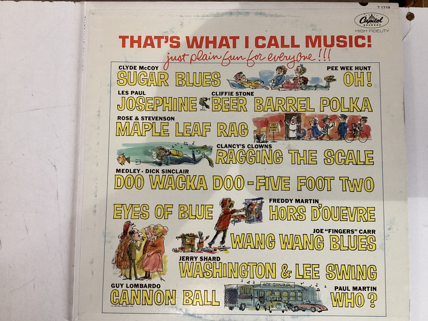THAT’S WHAT I CALL MUSIC = JUST PLAIN FUN FOR EVERYONE (USA 1960S) (USED)