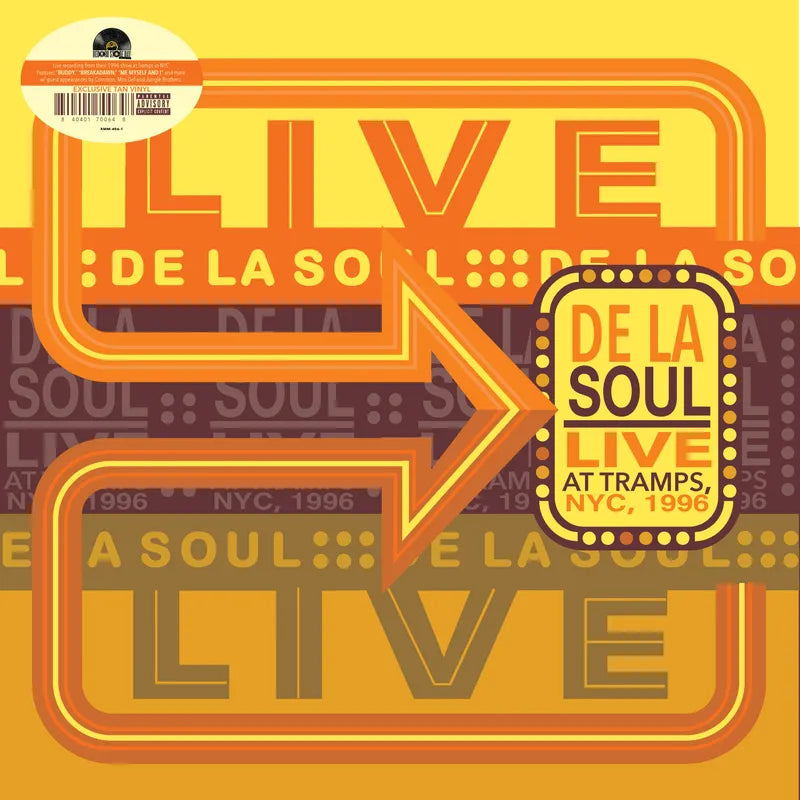 DE LA SOUL = LIVE AT TRAMPS, NYC - 1996 (180G/TAN) (RSD24)