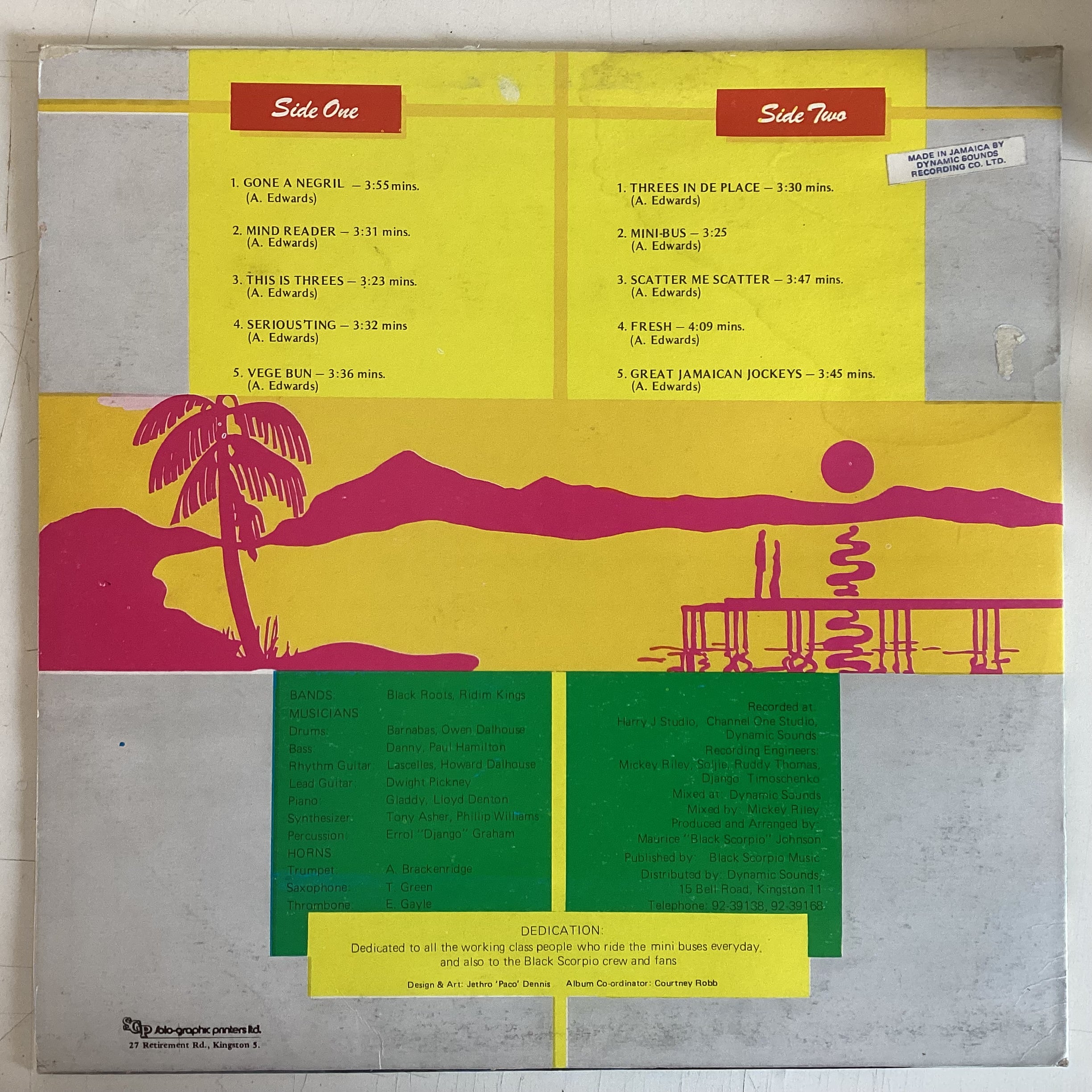 GENERAL TREES = NEGRIL (JAMAICA 1986) (USED)