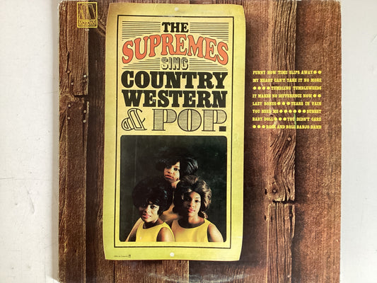 THE SUPREMES = SING COUNTRY WESTERN & POP (CDA 1965) (USED)