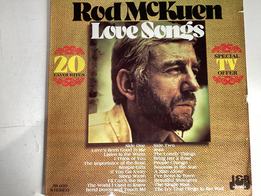 MCKUEN, ROD = LOVE SONGS (AU 1980) (USED)