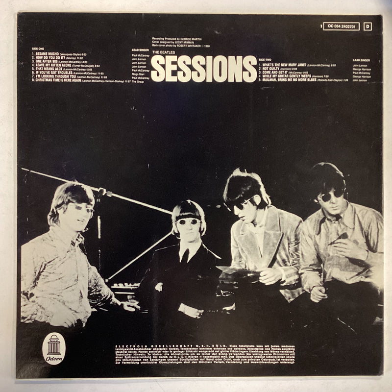 BEATLES = SESSIONS (GERMANY 1986) (USED)