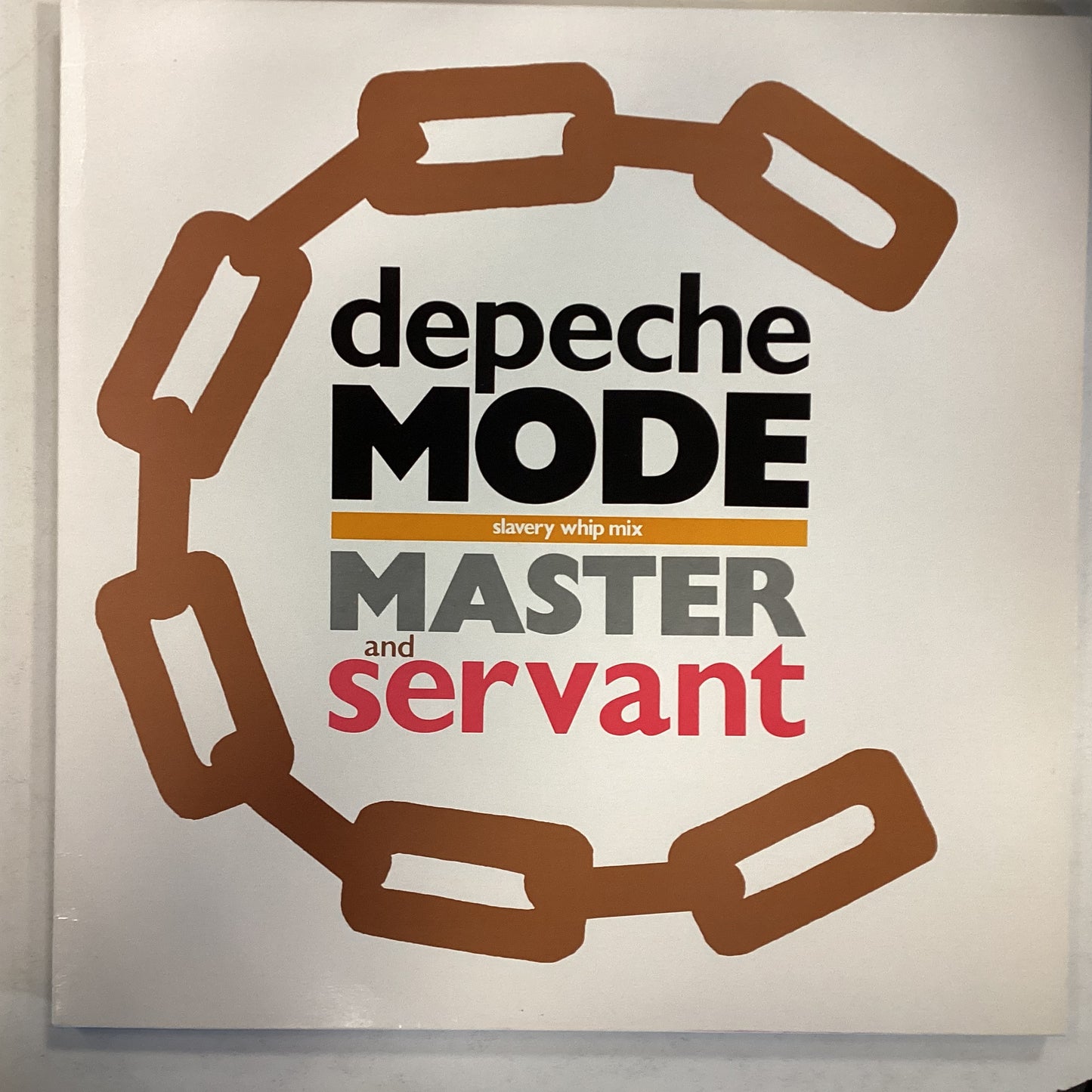 DEPECHE MODE = MASTER AND SERVANT (12 IN.) (UK 1984) (USED)