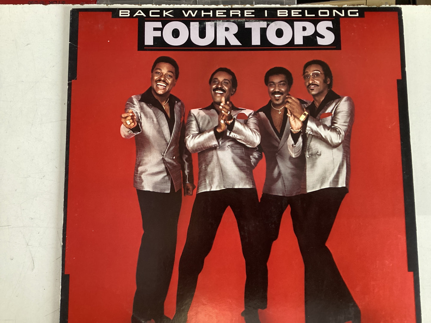 FOUR TOPS = BACK WHERE I BELONG (USA 1983) (USED)