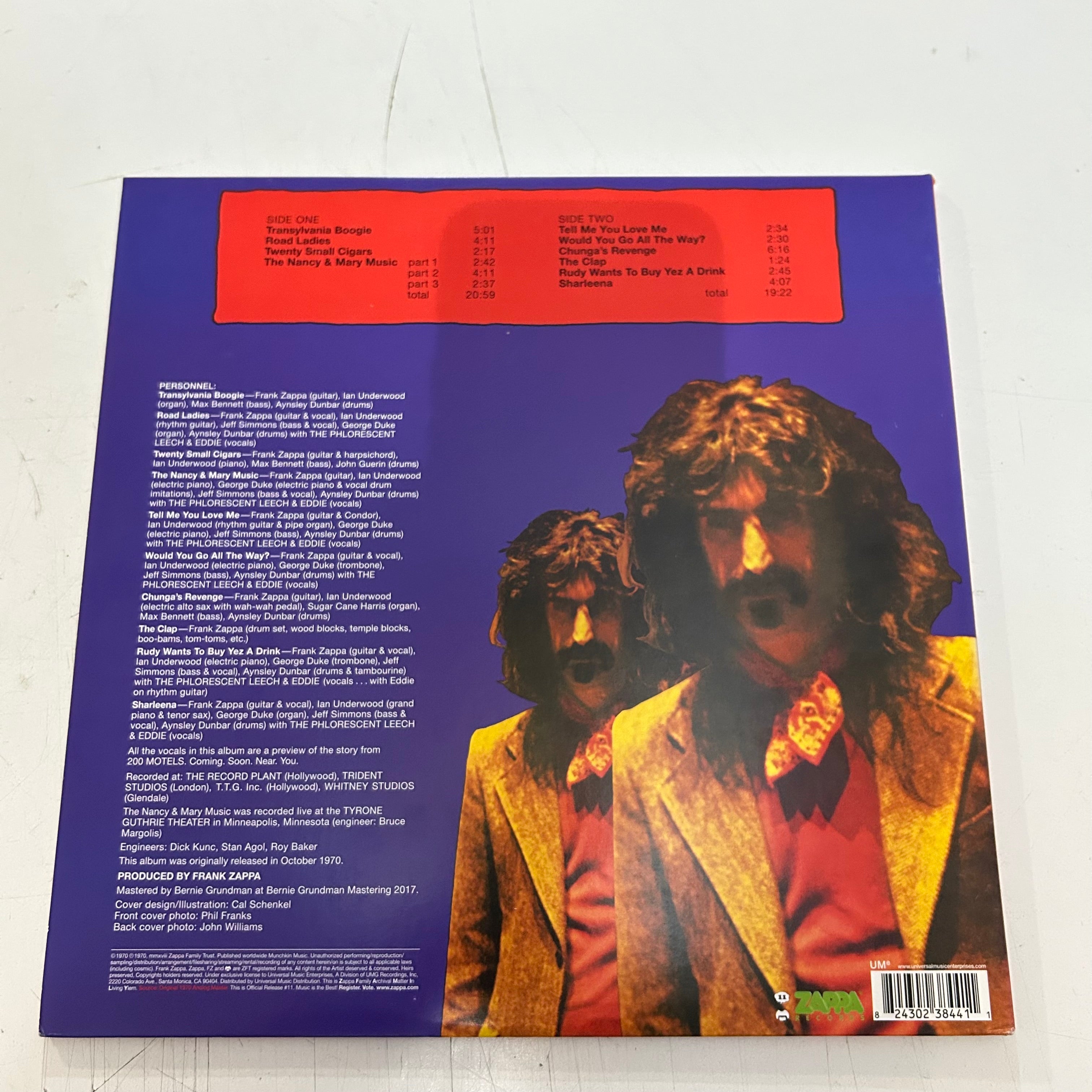 ZAPPA, FRANK = CHUNGA'S REVENGE [NEWBURY COMICS EDITION] (USA 2018 REISSUE) 180G/LIME)