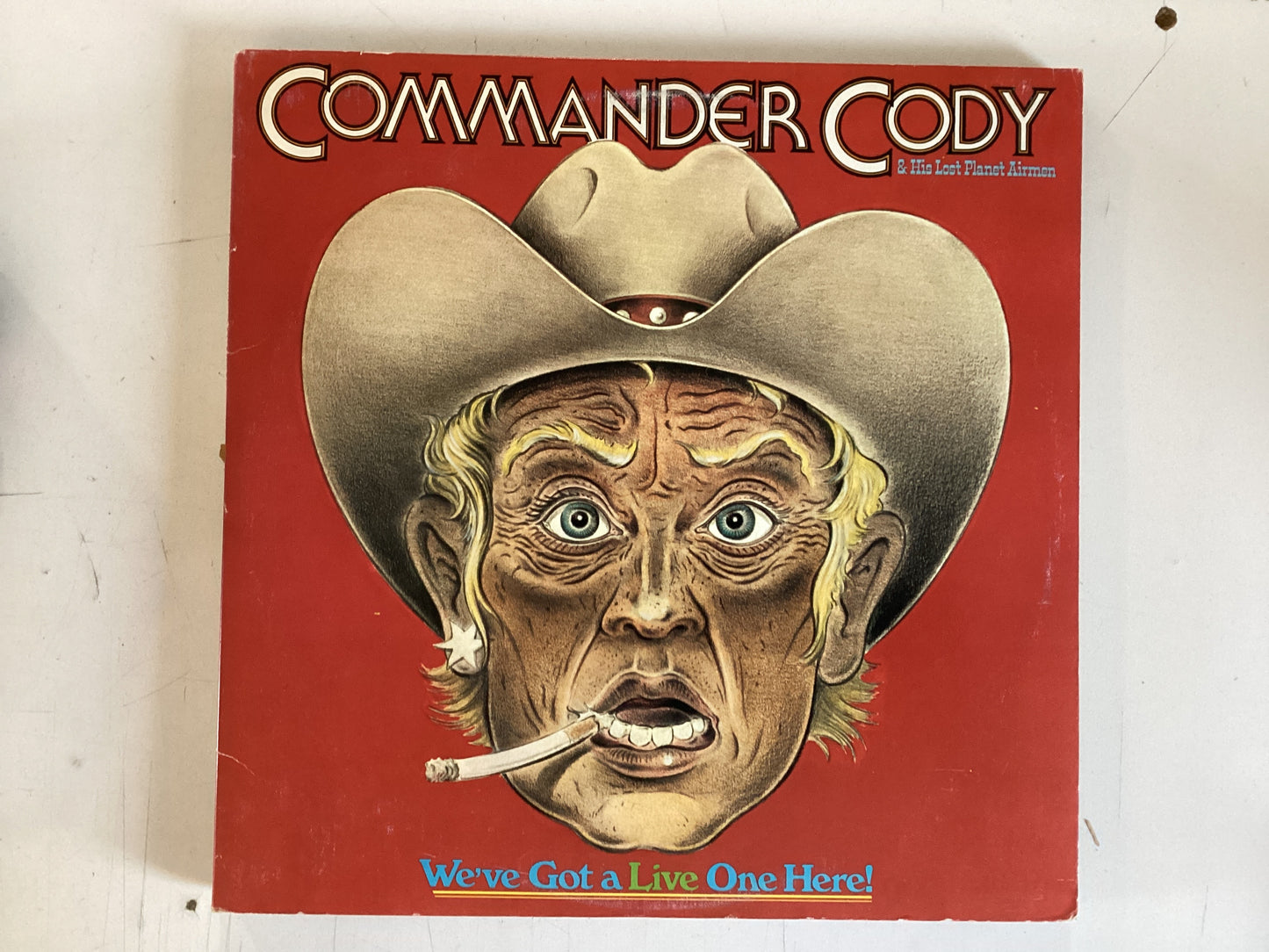 COMMANDER CODY = WE’VE GOT A LIVE ONE HERE (CDA 1976) (used)