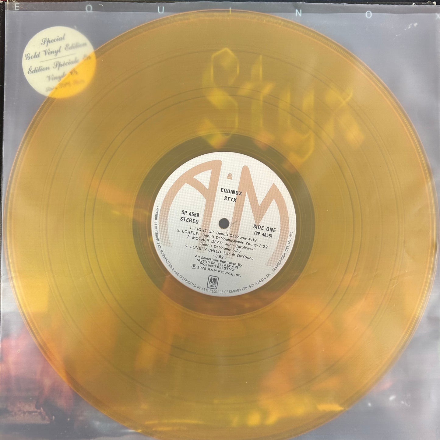 STYX = EQUINOX (GOLD) (CDN 1978) (USED)
