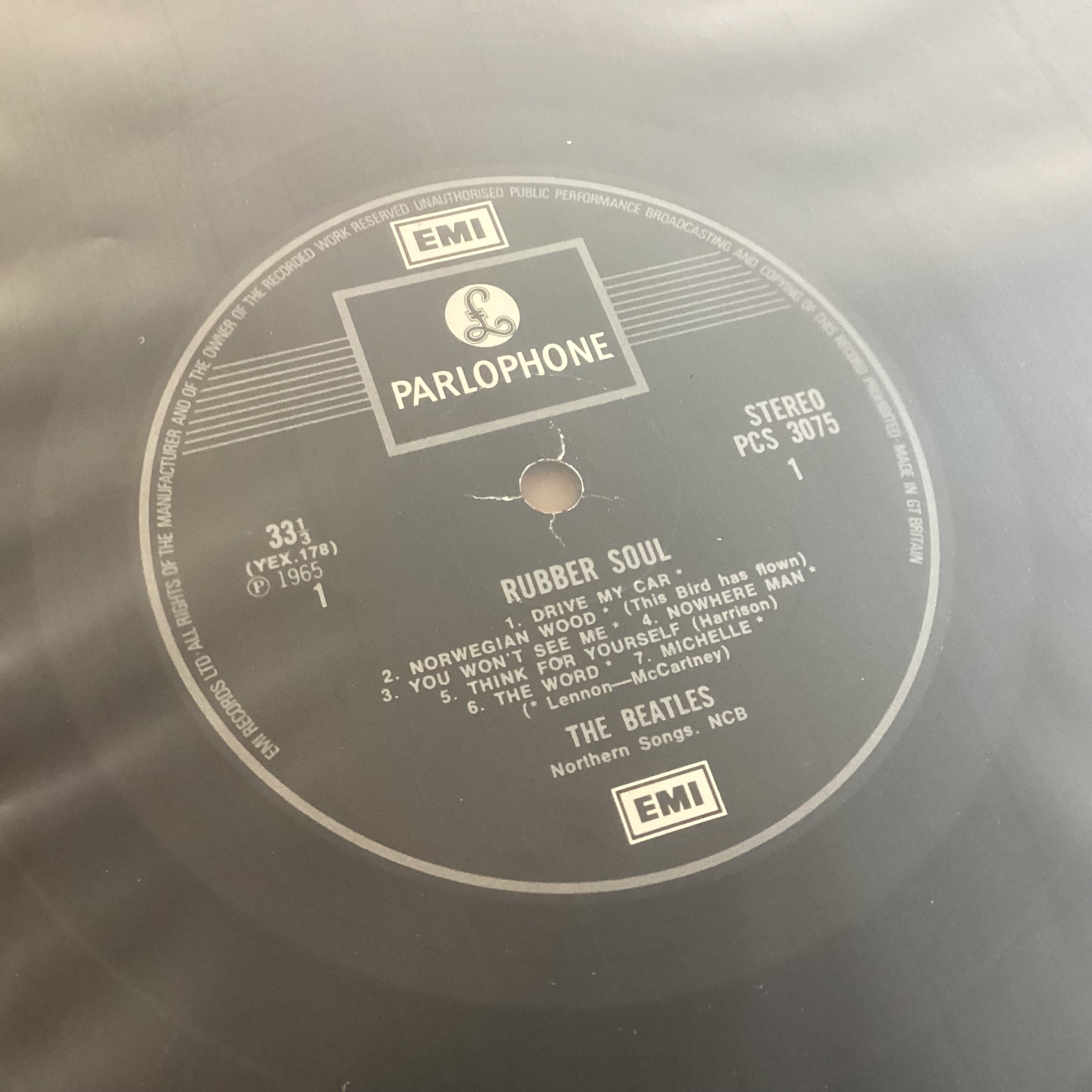BEATLES = RUBBER SOUL (UK 1976 REISSUE) (USED)