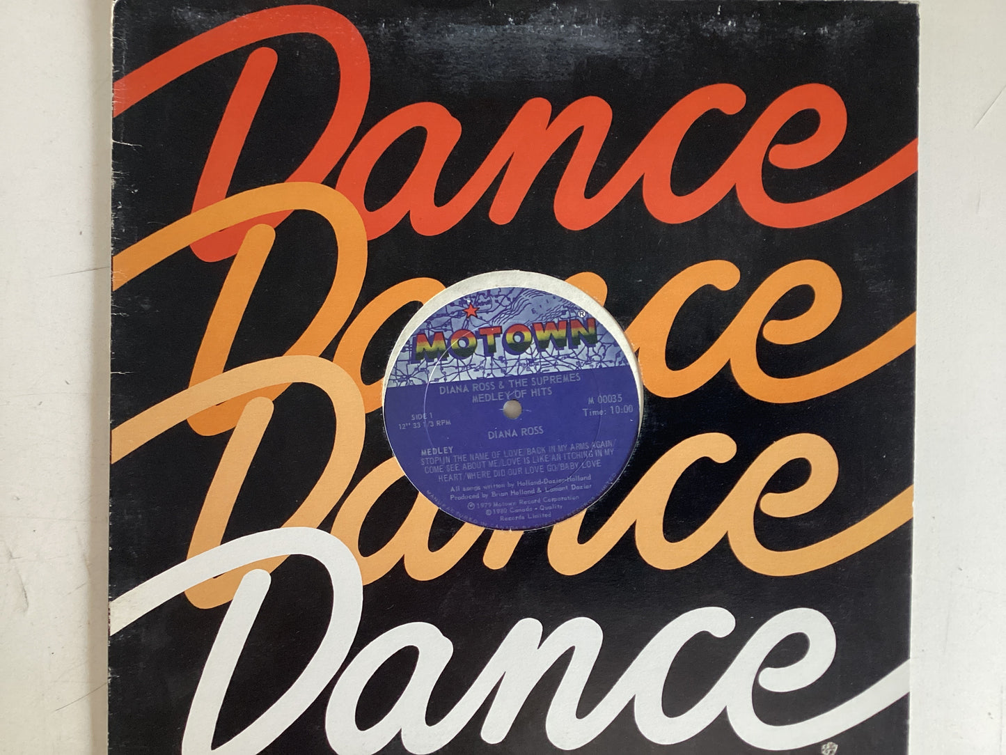 DIANA ROSS AND THE SUPREMES = MEDLEY OF HITS (CDA 1979) (USED)