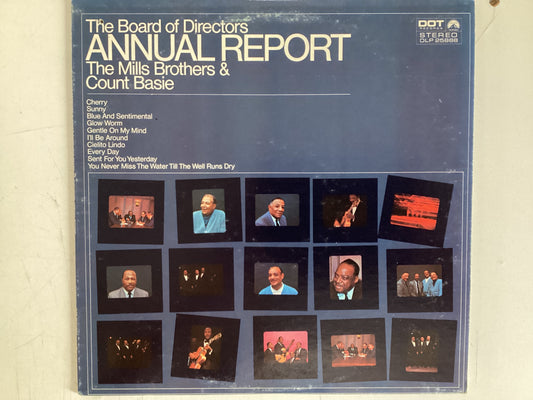 COUNT BASIE & THE MILLS BROTHERS = THE BOARD OF DIRECTORS ANNUAL REPORT (USA 1968) (USED)