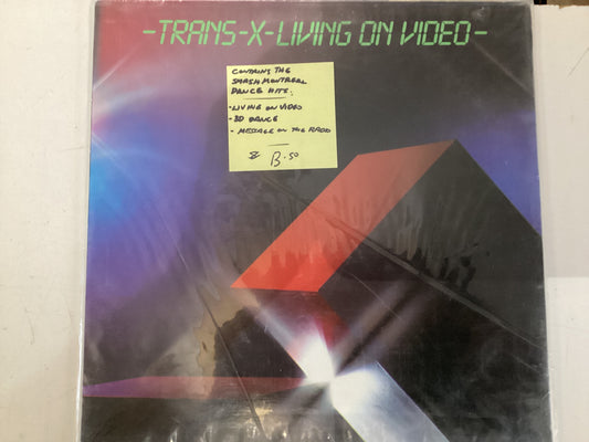 TRANS-X = LIVING ON VIDEO (CDA 1986) (USED)