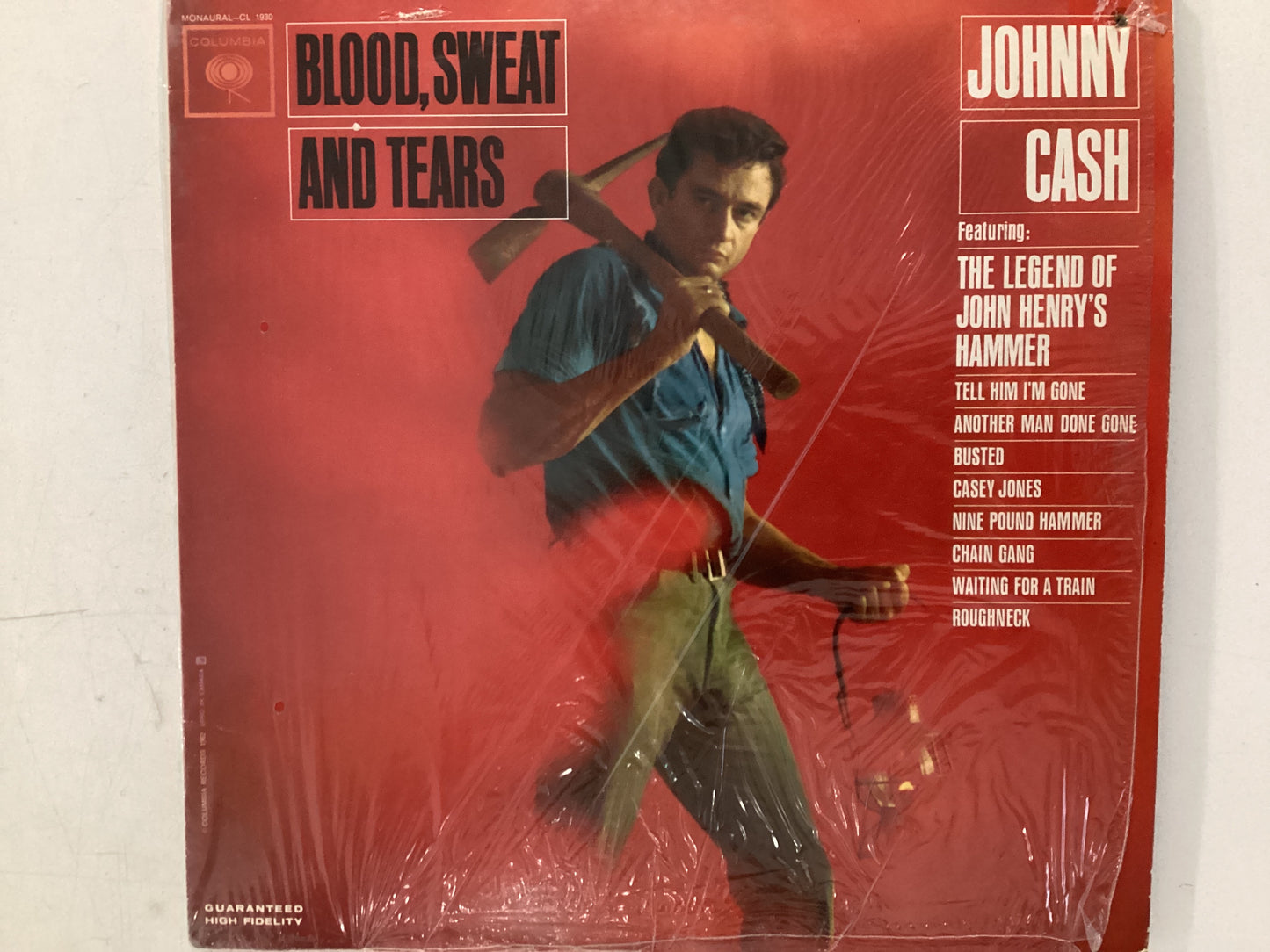 CASH, JOHNNY = BLOOD, SWEAT AND TEARS (USA 1962) (USED)