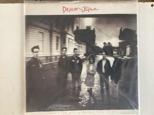 DEACON BLUE = WHEN THE WORLD KNOWS YOUR NAME (UK 1989) (USED)
