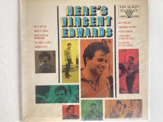 EDWARDS, VINCENT = HERE’S VINCENT EDWARDS (CDA 1968) (USED)