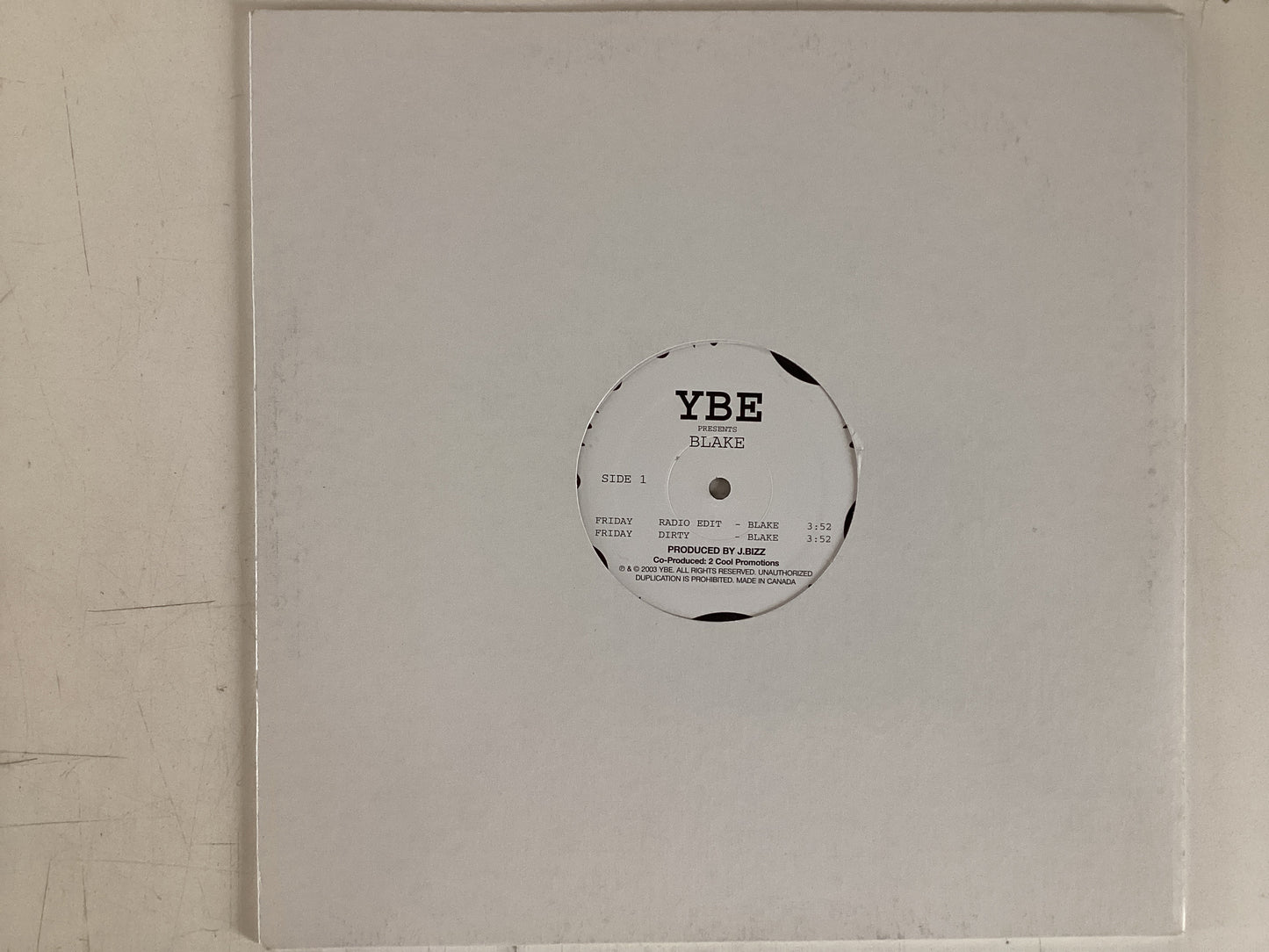 YBE = BLAKE (CDA 2003) (USED)