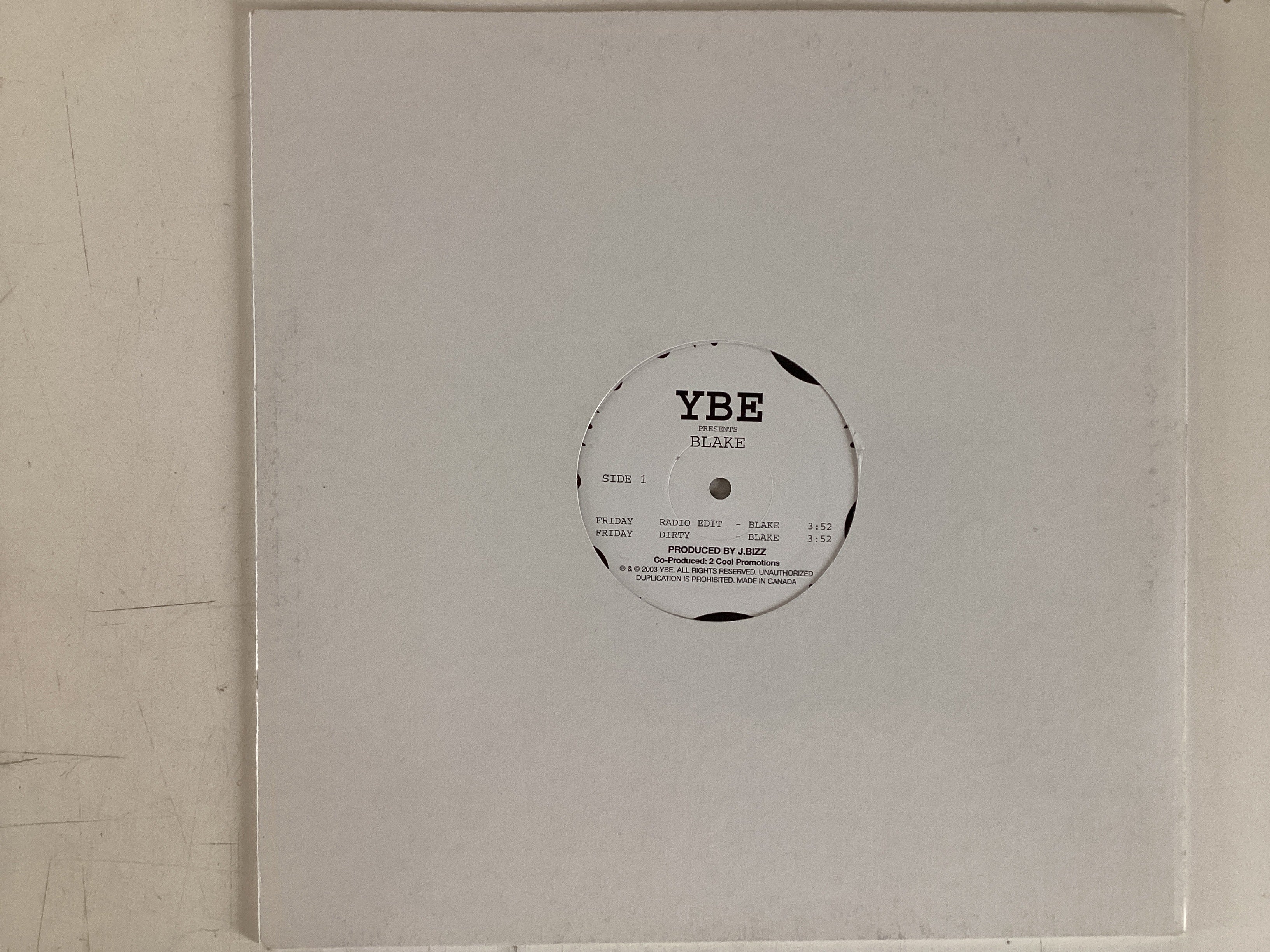 YBE = BLAKE (CDA 2003) (USED)