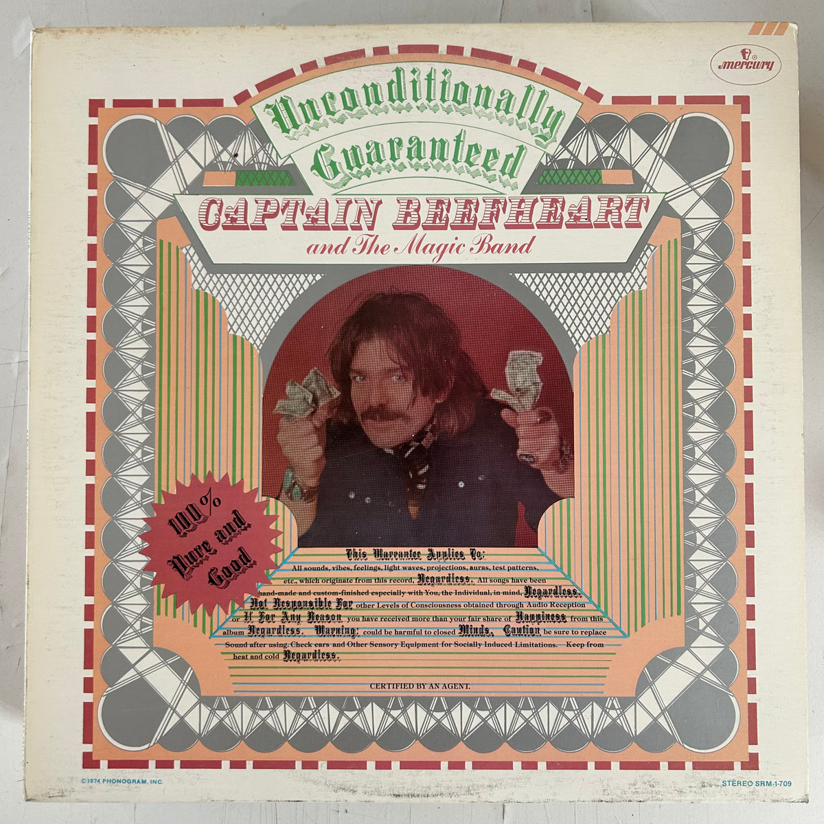 CAPTAIN BEEFHEART = UNCONDITIONALLY GUARANTEED (CDN 1974) (USED)