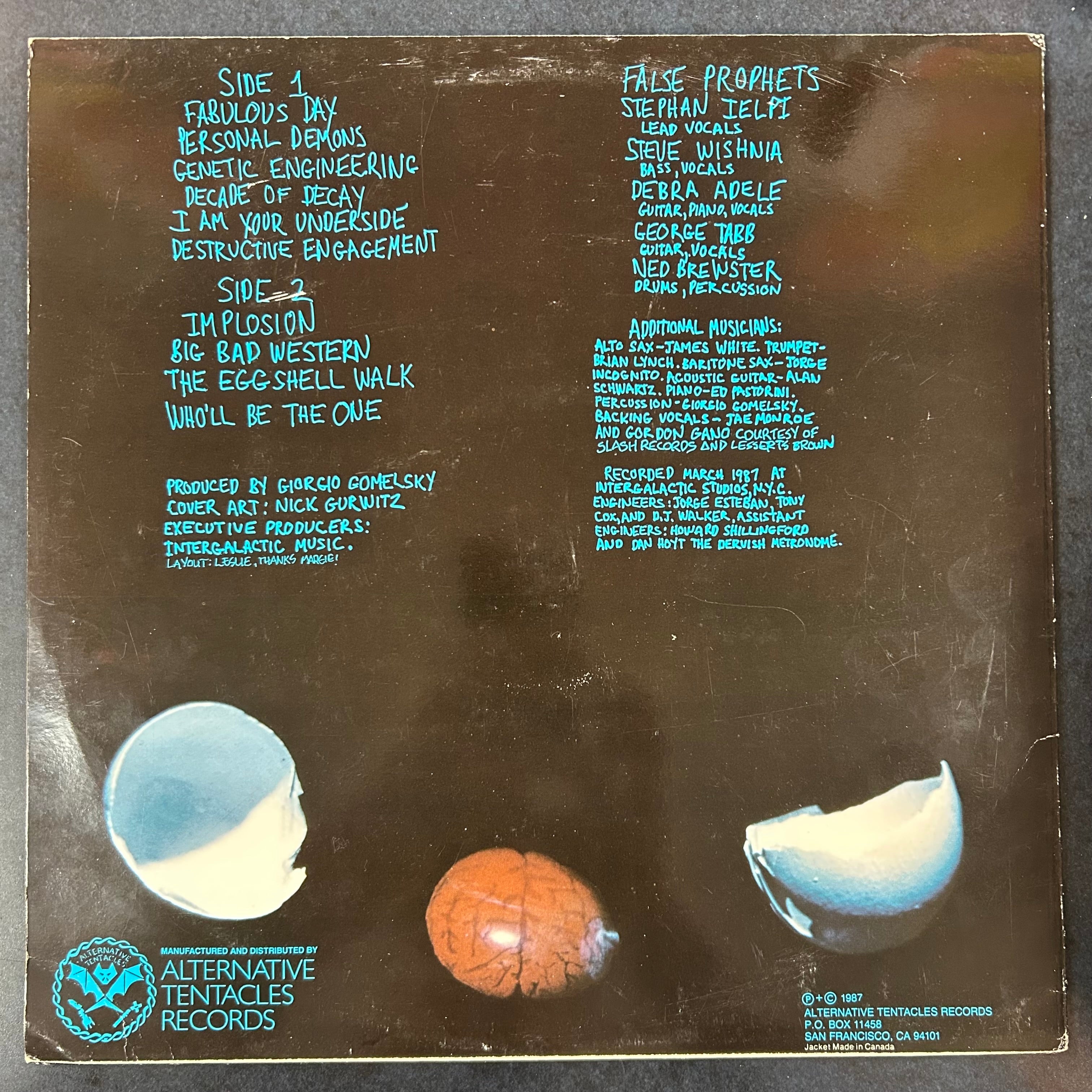 FALSE PROPHETS = IMPLOSION (US 1987) (USED)