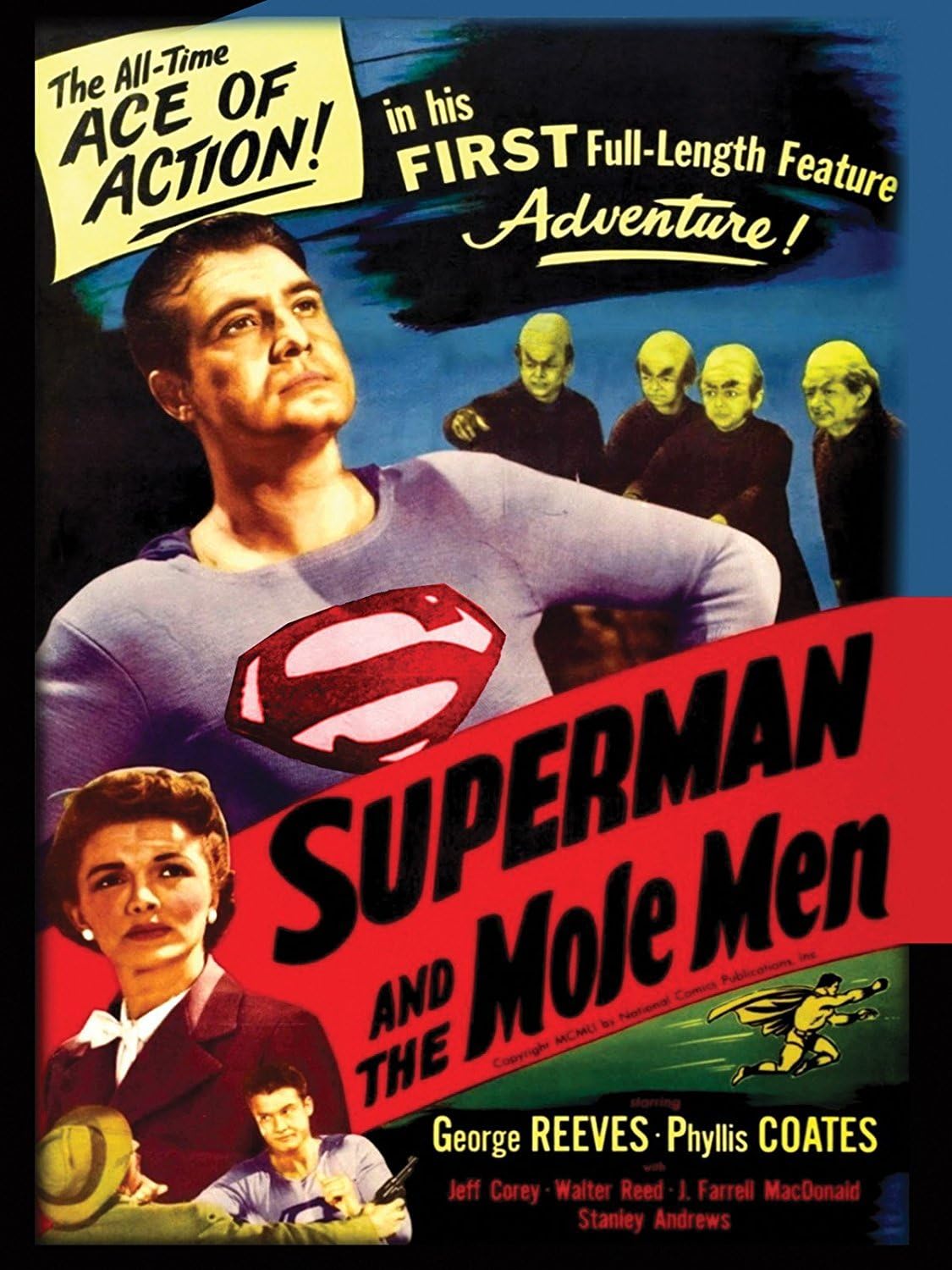 SUPERMAN AND THE MOLE MEN (1951) (USED DVD)