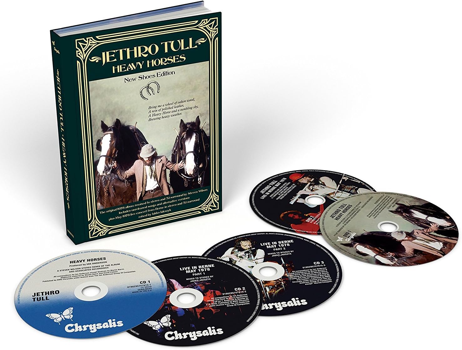 JETHRO TULL = HEAVY HORSES: NEW SHOES EDITION (3CD/2DVD)