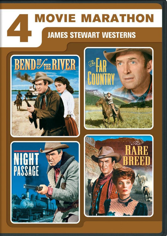 JAMES STEWART WESTERNS: 4 MOVIE MARATHON (USED DVD)