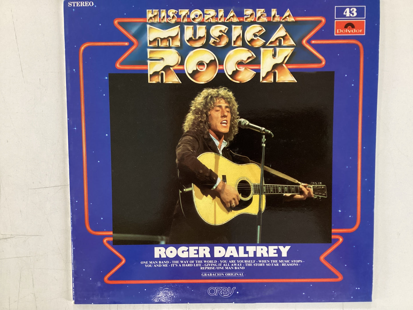 DALTREY, ROGER = HISTORIAN DE LA MUSICA ROCK (SP 973) (USED)