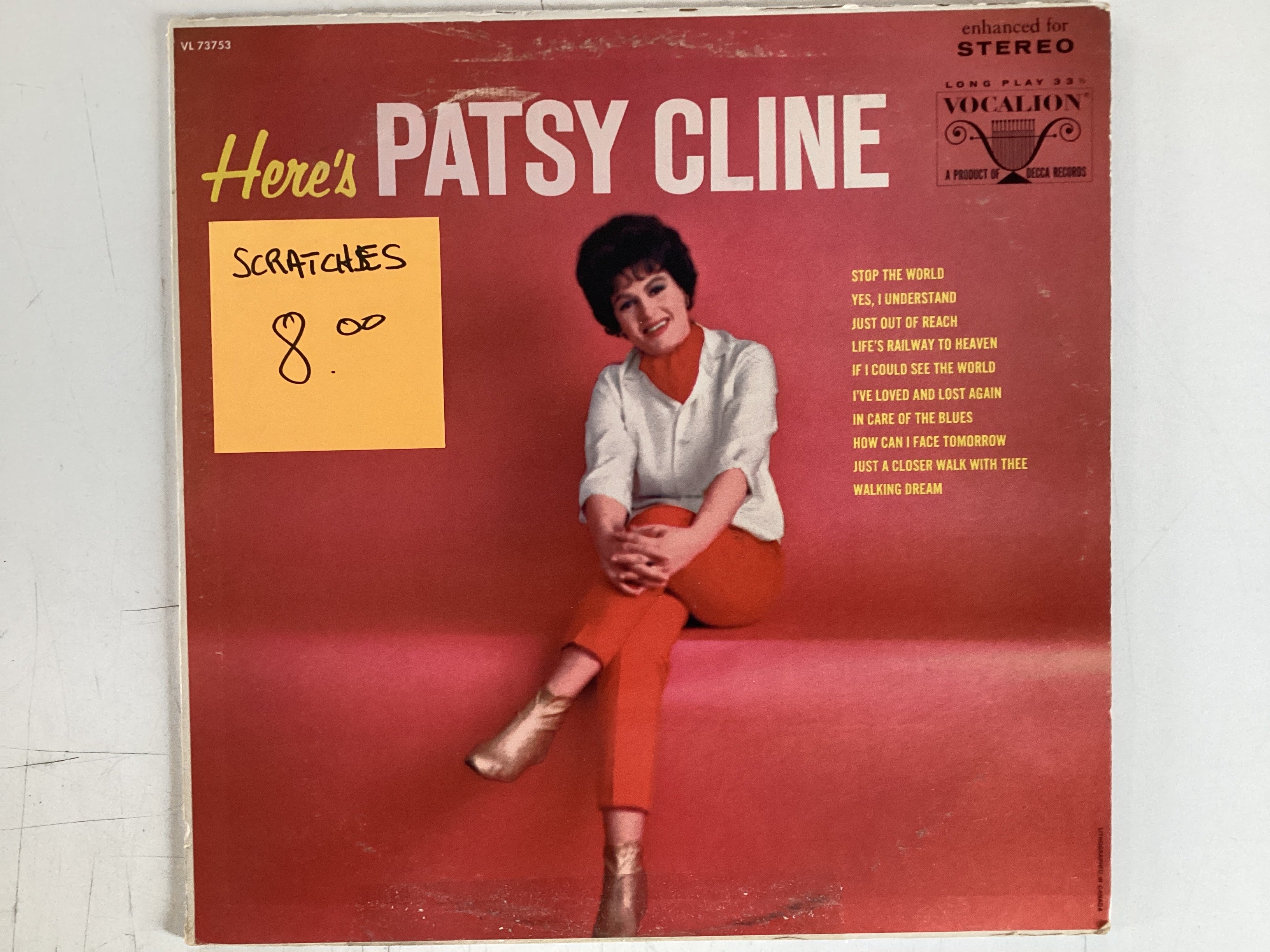 CLINE, PATSY = HERE’S PATSY CLINE (USA 1965) (USED) – Legend Records ...