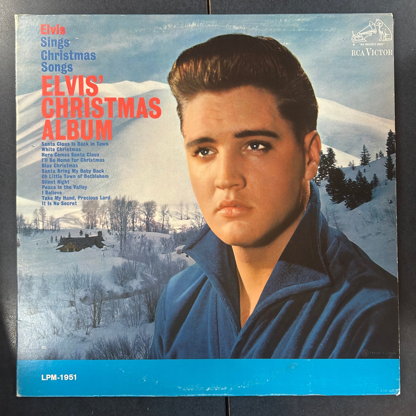 PRESLEY, ELVIS = ELVIS' CHRISTMAS ALBUM (CDN 1964 REISSUE) (USED)