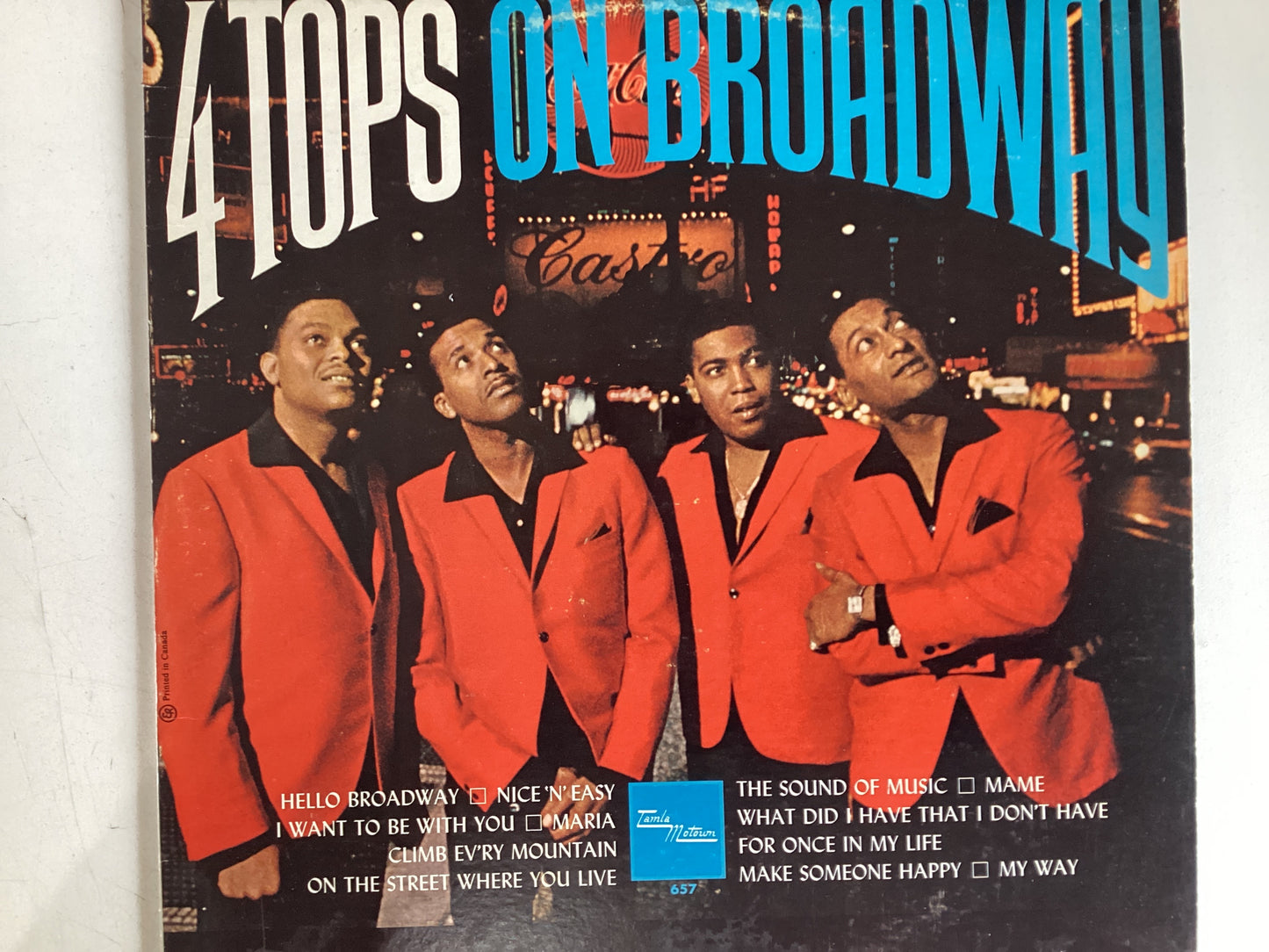 FOUR TOPS = ON BROADWAY (CDA 1967) (USED)