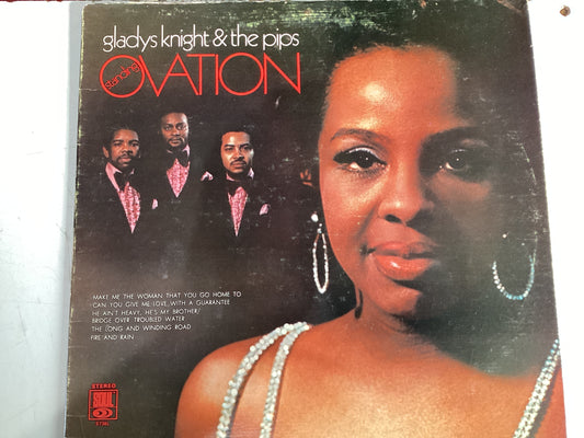 GLADYS NIGHT AND THE PIPS = STANDING OVATION (CDA 1971) (USED)