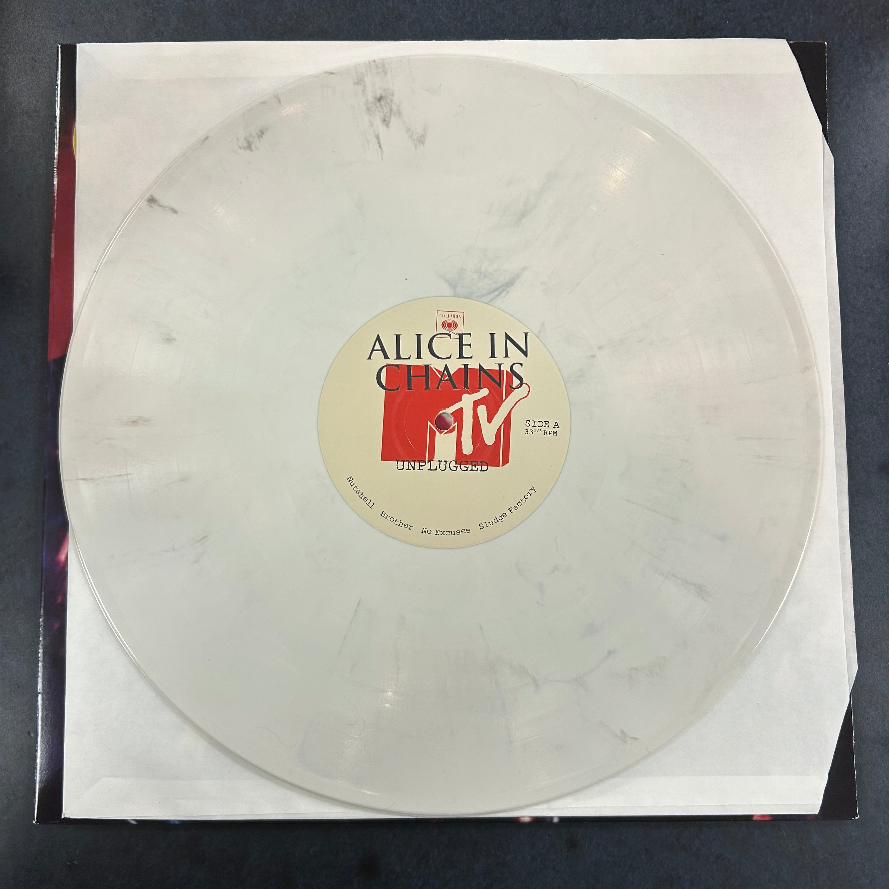 ALICE IN CHAINS = MTV UNPLUGGED (2LP/180G/WHITE) (REISSUE) (USED)