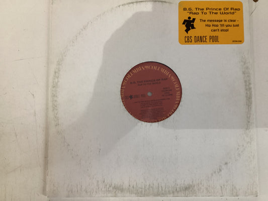 B.G. PRINCE OF RAP = RAP TO THE WORLD (WGER 1990) (USED)