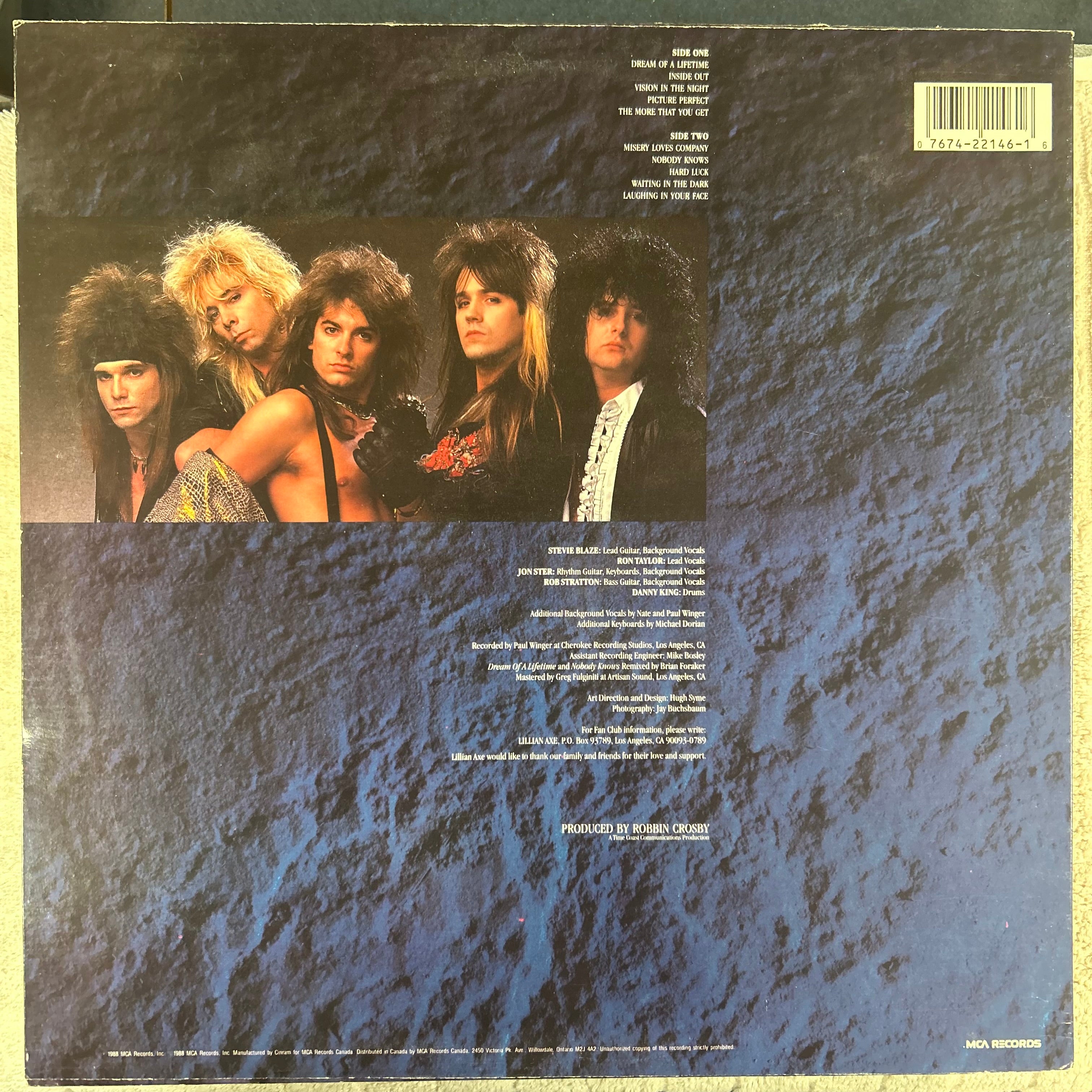 LILLIAN AXE = LILLIAN AXE (CDN 1988) (USED)