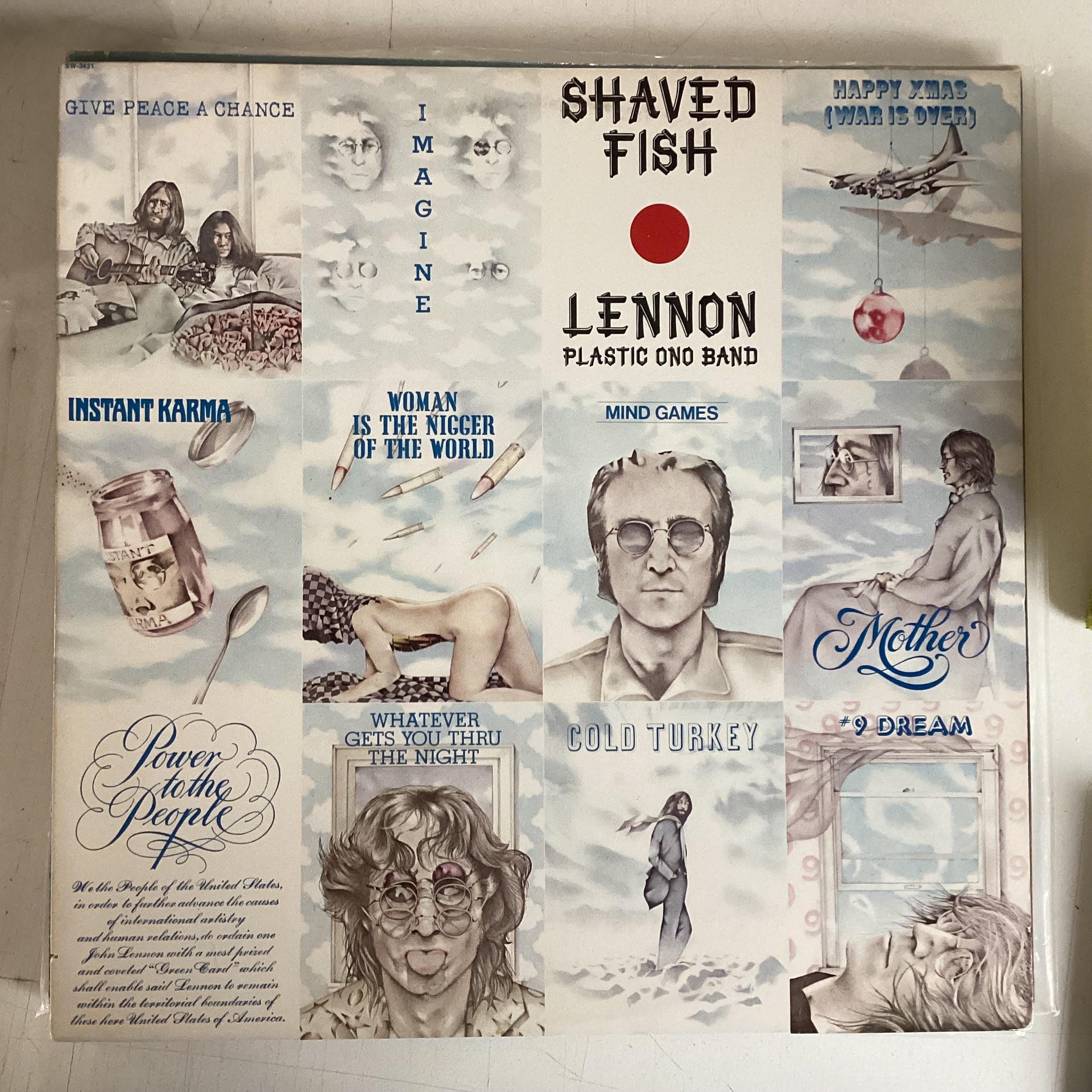 LENNON, JOHN = SHAVED FISH (US 1975) (USED)