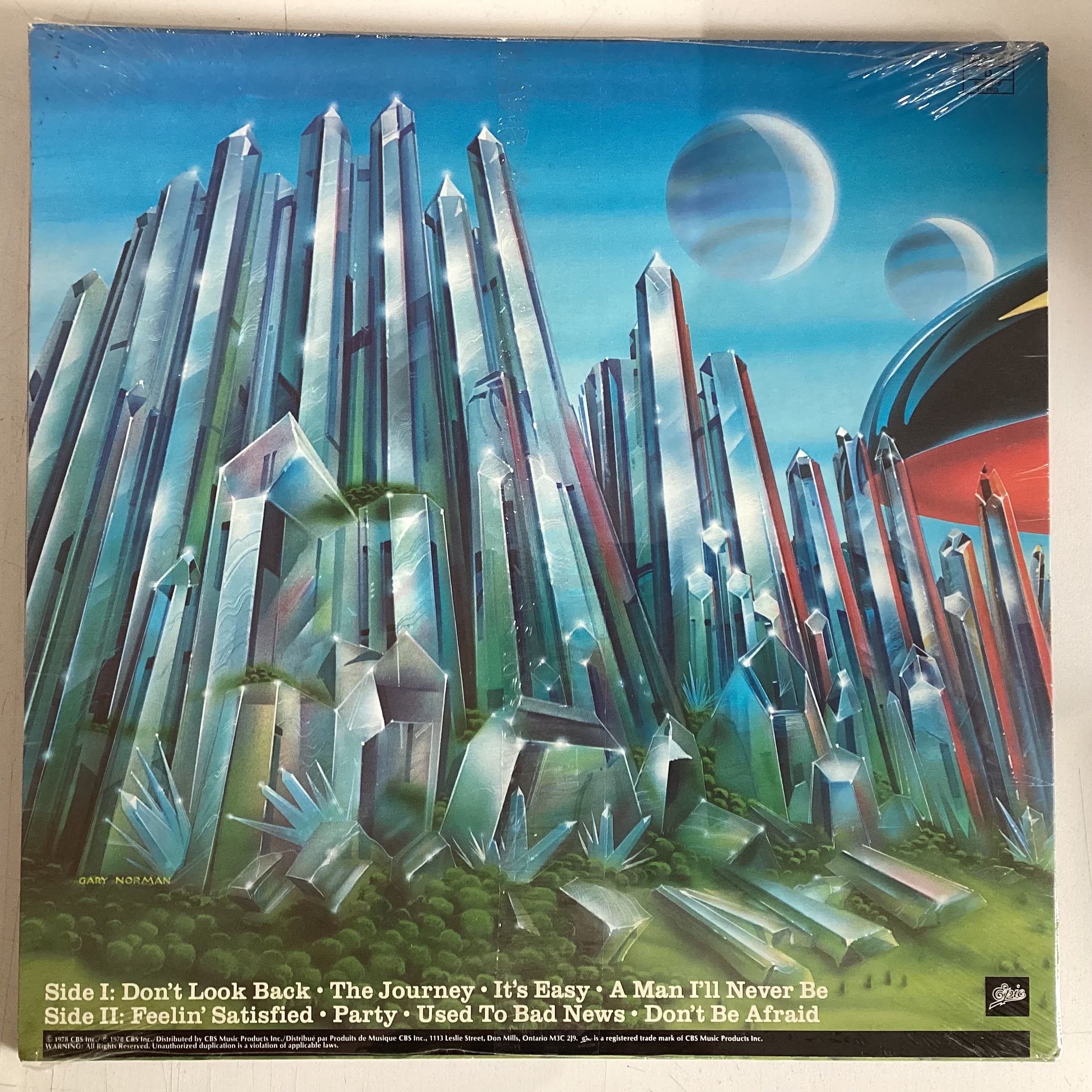 BOSTON = DON’T LOOK BACK (CDN 1980s REISSUE) (SEALED)